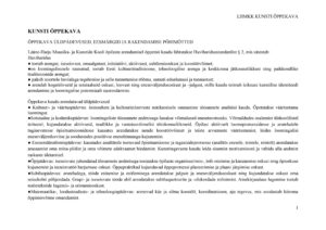 Kunsti õppekava