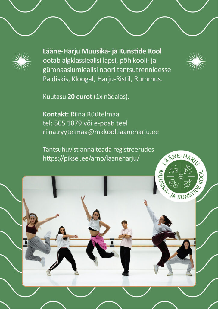 Tantsutrennid Lääne-Harju Muusika- ja Kunstide Koolis